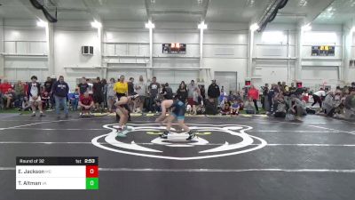 S-108 Mats 5-8 2:00pm lbs Round Of 32 - Evan Jackson, MD vs Tristan Altman, VA