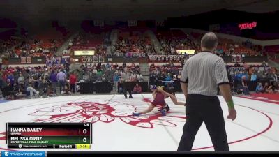 125 lbs Cons. Round 3 - Melissa Ortiz, Coffeyville-Field Kindley vs Hanna Bailey, Girard