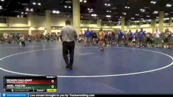 138 lbs Round 1 (10 Team) - Ariel Maicon, Charlie`s Angels- GA Black vs Reagen Gallaway, Nebraska Tsunami