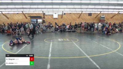 175 lbs Semifinal - Abigail Wagner, Sayre vs Alexis Jones, Tamaqua