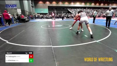 145 lbs Round Of 16 - Nicholas Sabagala, Sanderson Wrestling Academy vs Julian Villalobos, Ayala