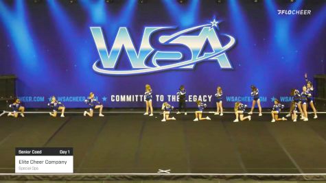 Elite Cheer Company - Special Ops [2022 Senior Coed Day 1] 2022 WSA Grand Nationals