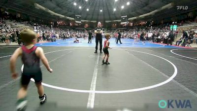 43 lbs Consi Of 16 #2 - Clayton Brady, Barnsdall Youth Wrestling vs Jenson Sisco, Owasso Takedown Club