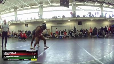 182 lbs Cons. Round 3 - Kameron Biven, Indiana vs Juan Puello, Indiana