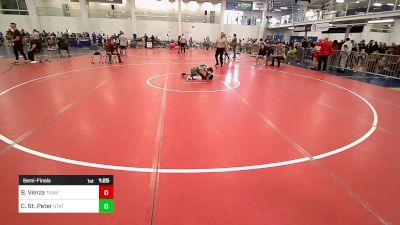 103 lbs Semifinal - Blake Venza, Team Tugman vs Christopher St. Peter, Stateline WC