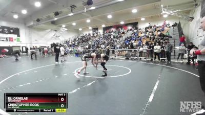 106 lbs Cons. Round 3 - Eli Ornelas, Segerstrom vs Christopher Roos, Calabasas