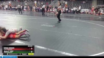 60-70 lbs Round 4 - Bailey Hile, Team Nebraska vs Myah Zessin, Team Nebraska