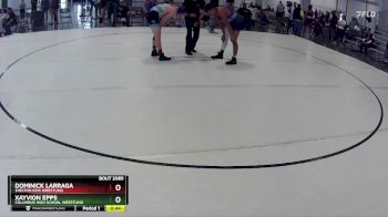 160 lbs 7th Place Match - Dominick Larraga, Shelton Kids Wrestling vs Xayvion Epps, Columbus High School Wrestling