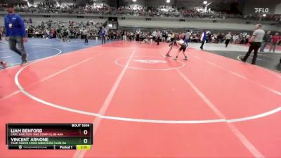 75 lbs Champ. Round 1 - Vincent Arnone, Team North Stars Wrestling Club-AA vs Liam Benford, Carl Junction Take Down Club-AAA