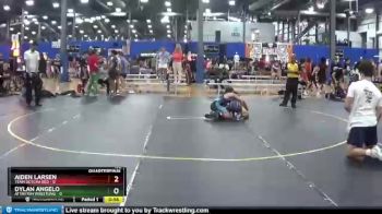108 lbs Quarterfinals (8 Team) - Dylan Angelo, Attrition Wrestling vs Aiden Larsen, Team Gotcha Red