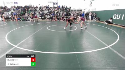 175 lbs Quarterfinal - Elijah Ellis, North Haven vs Everett Salmon, Bethel