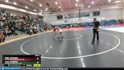 115 lbs Cons. Round 2 - Joel Magana, Jackson Hole Wrestling Club vs Cole Barker, Glenrock Wrestling Club