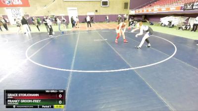 130 lbs Cons. Round 3 - Franky Groom-Frey, Wisconsin vs Grace Storjohann, Iowa