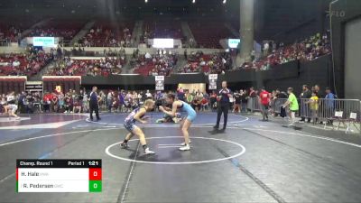 106 lbs Champ. Round 1 - Riley Pedersen, Glasgow Wrestling Club vs Hannah Hale, Headwaters Wrestling Academy