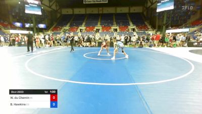 100 lbs Cons 16 #1 - William Du Chemin, Wisconsin vs Blake Hawkins, Colorado