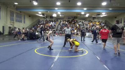 120 lbs Cons. Round 2 - Olivia Lewis, Marina vs Malak Azzoulilidine, Temecula Valley