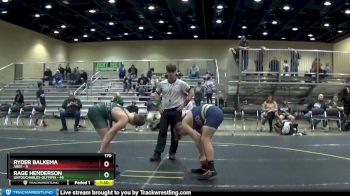 170 lbs Round 1 (6 Team) - Rage Henderson, Untouchables-Olympia vs Ryder Balkema, Ares