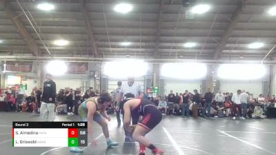 160 lbs Round 3 - Samuel Almedina, Mat Assassins vs Luke Griswold, Askren WA Black