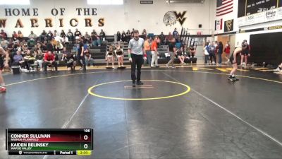 106 lbs Semifinal - Conner Sullivan, Nashua-Plainfield vs Kaiden Belinsky, Wapsie Valley