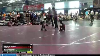 48 lbs Round 8 (10 Team) - Vatalya Burke, Storm vs ADDISON BEALL, Alabama Elite Black&nbsp;