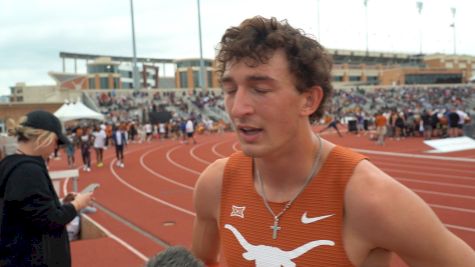 Texas Men Put Down Winning 4x100, Beating Texas Tech