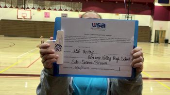 Pahrump Valley High School [Open - Solo] 2020&nbsp;USA Virtual Regional