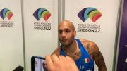 Marcell Jacobs After 100m 1st Round (In Italian)