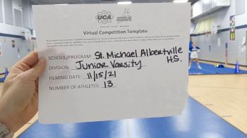 St Michael Albertville High School [Small Junior Varsity] 2021 UCA & UDA November Virtual Regional