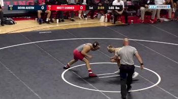 165lbs - Devin Austin (Pitt-Johnstown) vs Brett Donner (Rutgers)