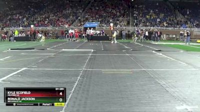 D1-285 lbs Cons. Round 2 - Kyle Scofield, Milford HS vs Ronald Jackson, Belleville HS