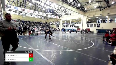 133 lbs Consi Of 16 #2 - Sebastian Vega, Cincinnati LaSalle vs Xavier Albo, Jesuit High School - Tampa