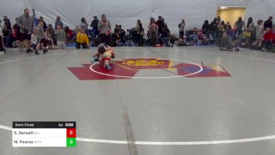 70 lbs Semifinal - Silas Bennett, Gillett vs Marino Pawlos, Bethel Park