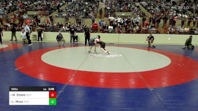 88 lbs Round Of 16 - Wyatt Steele, South Paulding Junior Spartans Wrestling Club vs Leo Moss, Pope Junior Wrestling Club