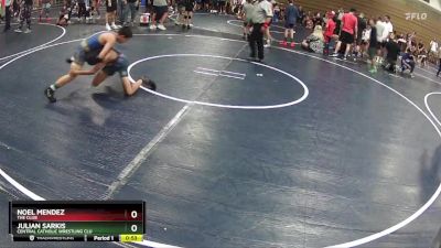 100 lbs Round 3 - Noel Mendez, The Club vs Julian Sarkis, Central Catholic Wrestling Clu