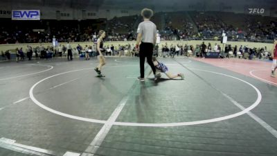 74 lbs Consi Of 8 #2 - Kaydence Langford, Ardmore Takedown Club vs Emerson Rollings, Tulsa Blue T Panthers