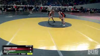 4A-126 lbs Quarterfinal - Riley Barrett, Philomath vs Anthony Comer, Scappoose