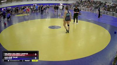 155 lbs Cons. Round 1 - Valeria Solorio Campos, Hood River Youth Wrestling Clu vs Kaylene Zajic, Sweet Home