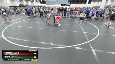 119 lbs Champ. Round 1 - Preston Harms, Simley Wrestling Club vs Nevan Doyle, Askren Wrestling Academy