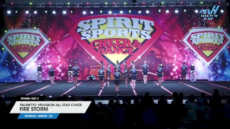 Palmetto Xplosion All Star Cheer - Fire Storm [2024 L1 Junior - D2 Day 2] 2024 Spirit Sports Myrtle Beach Nationals