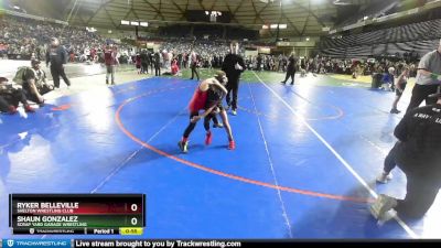 56 lbs Champ. Round 2 - Shaun Gonzalez, Scrap Yard Garage Wrestling vs Ryker Belleville, Shelton Wrestling Club