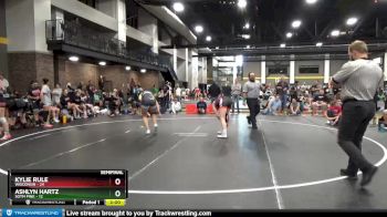 136 lbs Semis (4 Team) - Ashlyn Hartz, SOTM Pink vs Kylie Rule, Wisconsin
