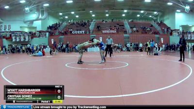 195 lbs Cons. Semi - Wyatt Harshbarger, Normonco Wrestling Club vs Cristian Gomez, Jennings County Wrestling Club