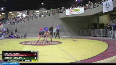 122 lbs Quarterfinal - Isabelle Copeland, Ridgeview HS Girls Wrestling vs Arianna Flores, Sutherlin High School Wrestlin