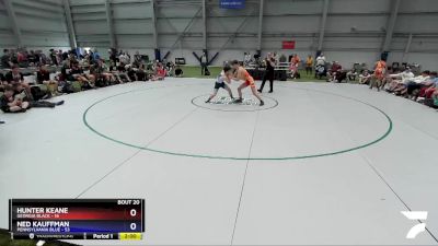 132 lbs Semis & 3rd Wb (16 Team) - Hunter Keane, Georgia BLACK vs Ned Kauffman, Pennsylvania Blue