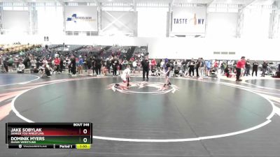 106 lbs Cons. Round 4 - Jake Sobylak, Shaker You Wrestling vs Dominik Myers, Olean Wrestling