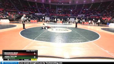 2A 195 lbs Cons. Round 3 - Aiden Taylor, Carbondale (H.S.) vs Brandon Bray, Chatham (Glenwood)