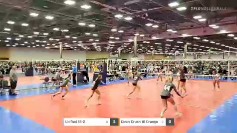 Unified 16-2 vs Cincy Crush 16 Orange - 2022 JVA Summerfest presented by Nike