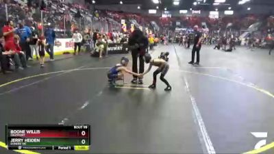 49 lbs Cons. Round 4 - Boone Willis, Fruitport vs Jerry Heiden, Dundee WC