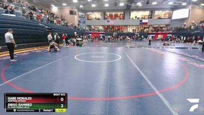 144 lbs Champ. Round 1 - Gabe Morales, Dripping Springs vs Diego Ramirez, El Paso Pebble Hills