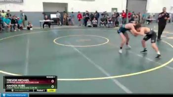 145 lbs Round 1 - Hayden Aube, Juneau Youth Wrestling Club Inc. vs Trevor Michael, SOLDOTNA WHALERS WRESTLING CLUB